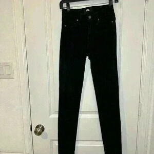 Paige Black HOXTON ULTRA SKINNY jeans size 24